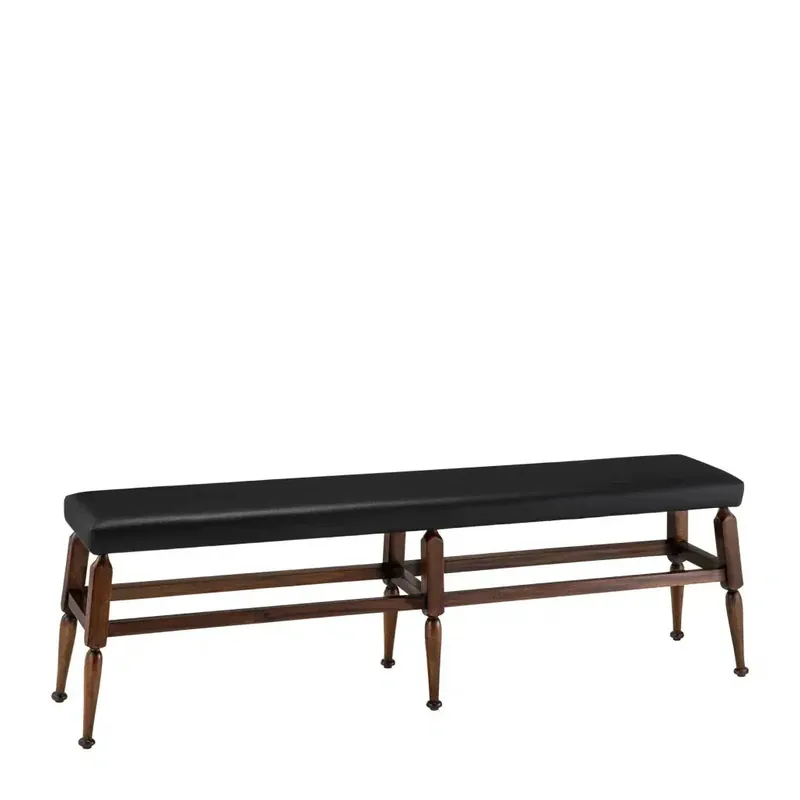 Bestpreis Authentic Models Mayan Bench Stool, Black