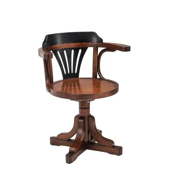 Finale Aktion Authentic Models Purser's Chair, Brown Black