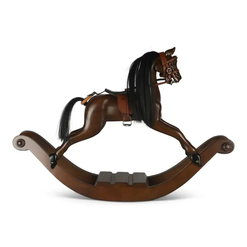 Geprüft Authentic Models Victorian Rocking Horse Western Schaukelpferd