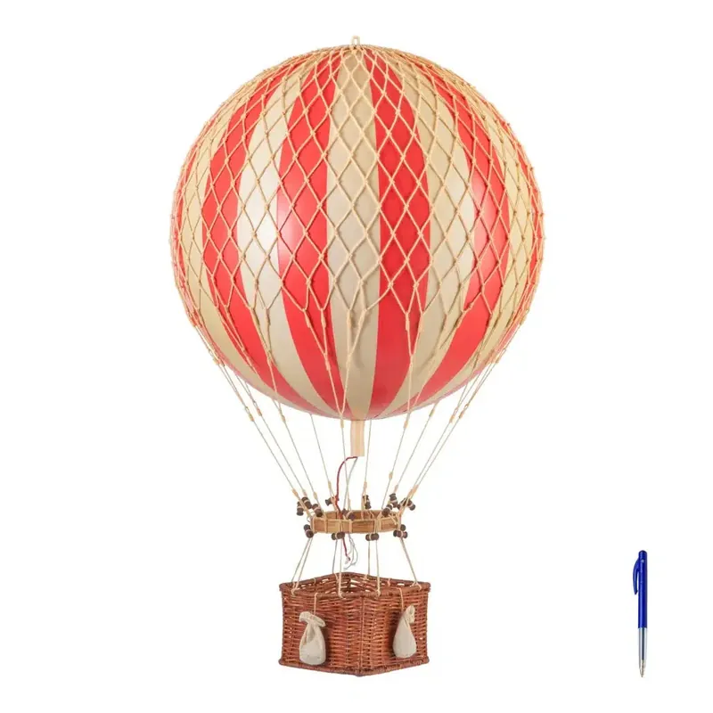 Authentic Models Ballon JULES VERNE, Rot Heißluftballon XL Neue Ware