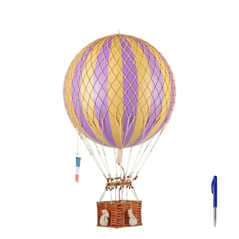 Authentic Models Ballon ROYAL AERO, Lavender Doppel Heißluftballon L Neu