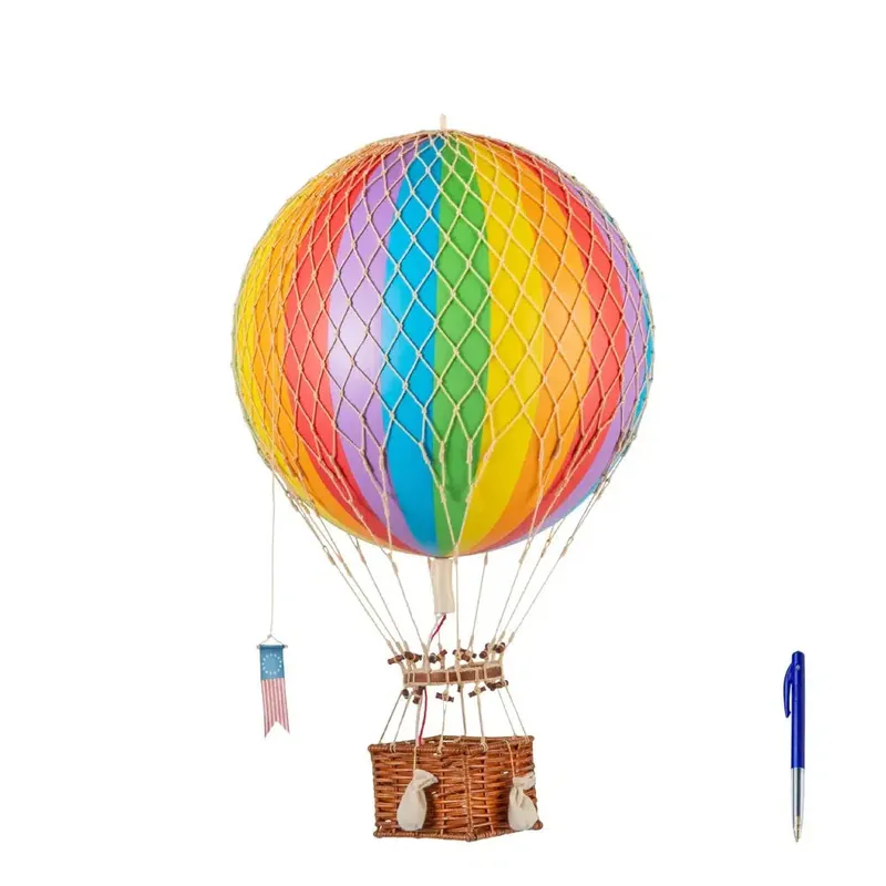 Authentic Models Ballon ROYAL AERO, Rainbow Heißluftballon L Versand Am Gleichen Tag