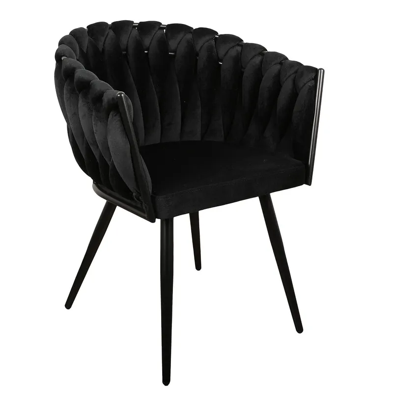 Pole to Pole Wave Chair Stuhl Esszimmerstuhl Schwarz Knallerangebot