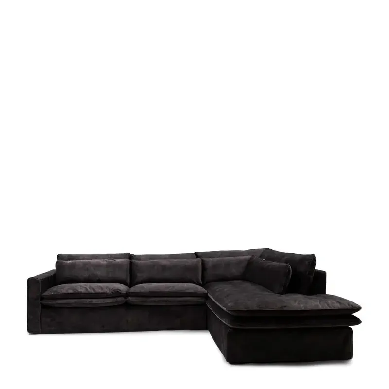 Bestpreis Riviera Maison Ecksofa rechts Continental, Grimaldi Grey
