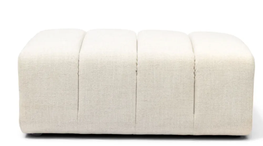 Riviera Maison Dazzle Footstool Antique White Neu Im Sortiment