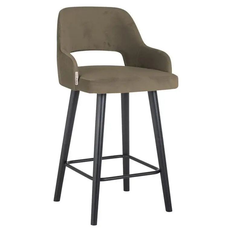Richmond Interiors Barstuhl Antony shitake seven (Seven Shitake 124) Kracherpreis
