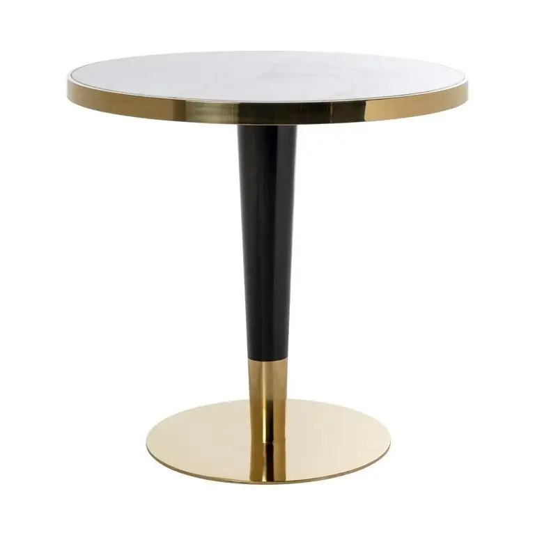 Richmond Interiors Esstisch Osteria 80Ø (Gold) 7225 Direkt Vom Hersteller