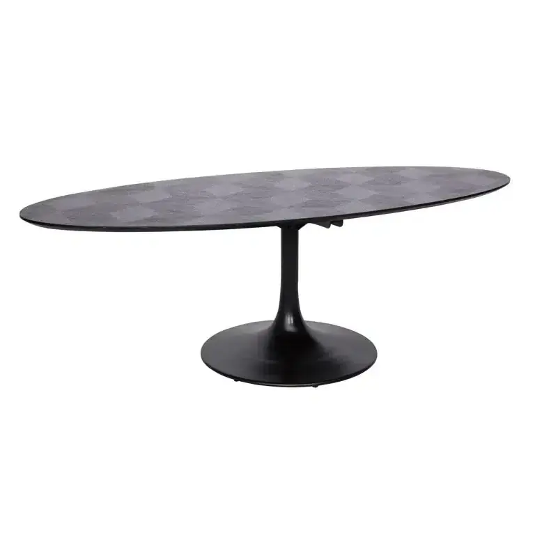 Must-Have Richmond Interiors Esstisch Blax oval 250x120 (Black)