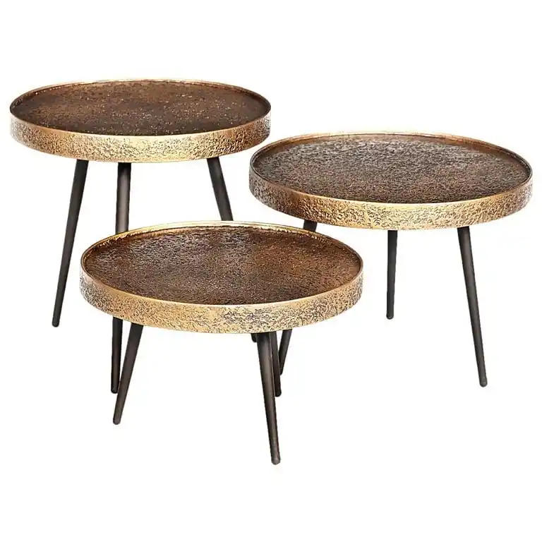 Richmond Interiors Couchtisch Luton set von 3 Ausverkauf