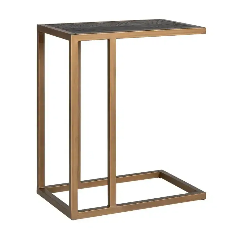 Richmond Interiors Beistelltisch Blackbone brass (Black rustic) Jetzt Bestellen
