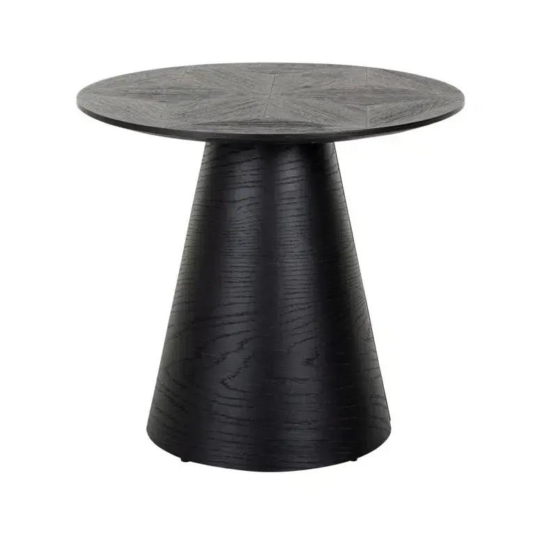 Abverkauf Richmond Interiors Beistelltisch Blax 585Ø (Black)