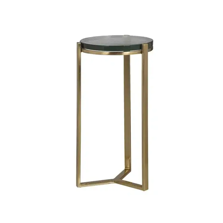 Richmond Interiors Beistelltisch Aubrey (Gold) Zertifiziert