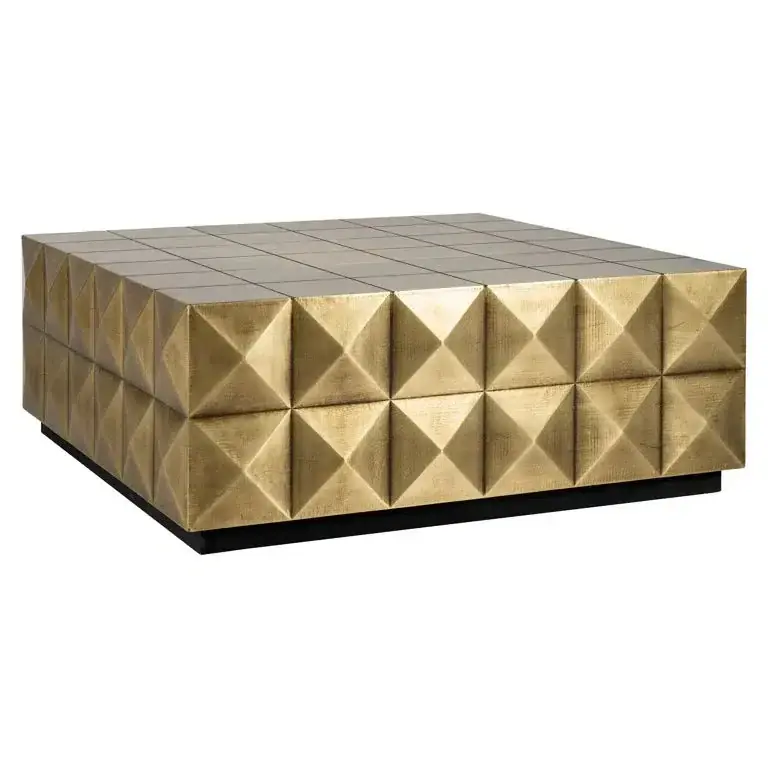 Richmond Interiors Couchtisch Collada (Brushed Gold) Preis Gesenkt