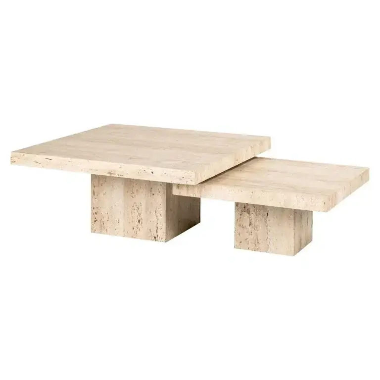 Richmond Interiors La Cantera Couchtisch quadratische set von 2 Garantierte Lieferung