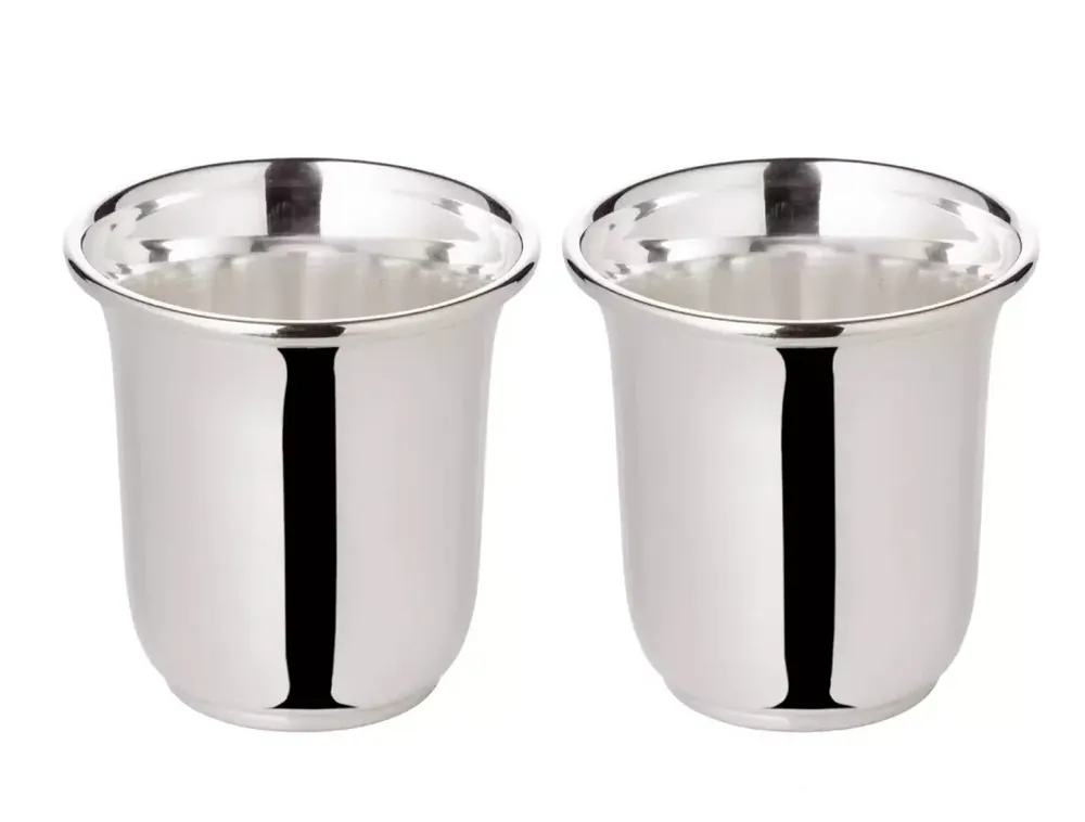Jetzt Bestellen Edzard 2er-Set Schnapsbecher Cuno (Höhe 5 cm, Füllmenge 4 cl), schwerversilbert