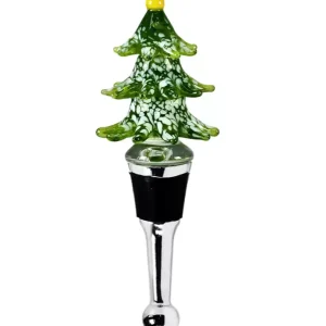 Top-Seller Edzard Flaschenverschluss 6x Tannenbaum (Höhe 13 cm), mit Tannenbaum-Figur, Muranoglas-Art, Handarbeit