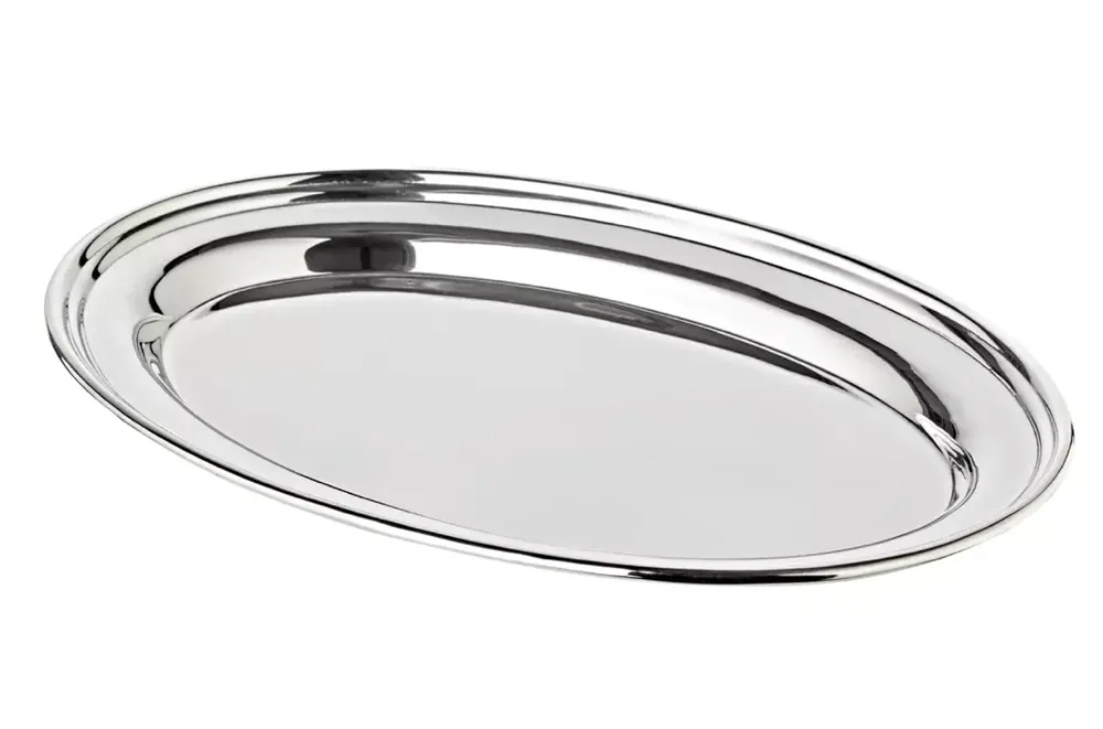 Sichere Zahlung Edzard Tablett Lisa (24x16 cm), oval, schwerversilbert