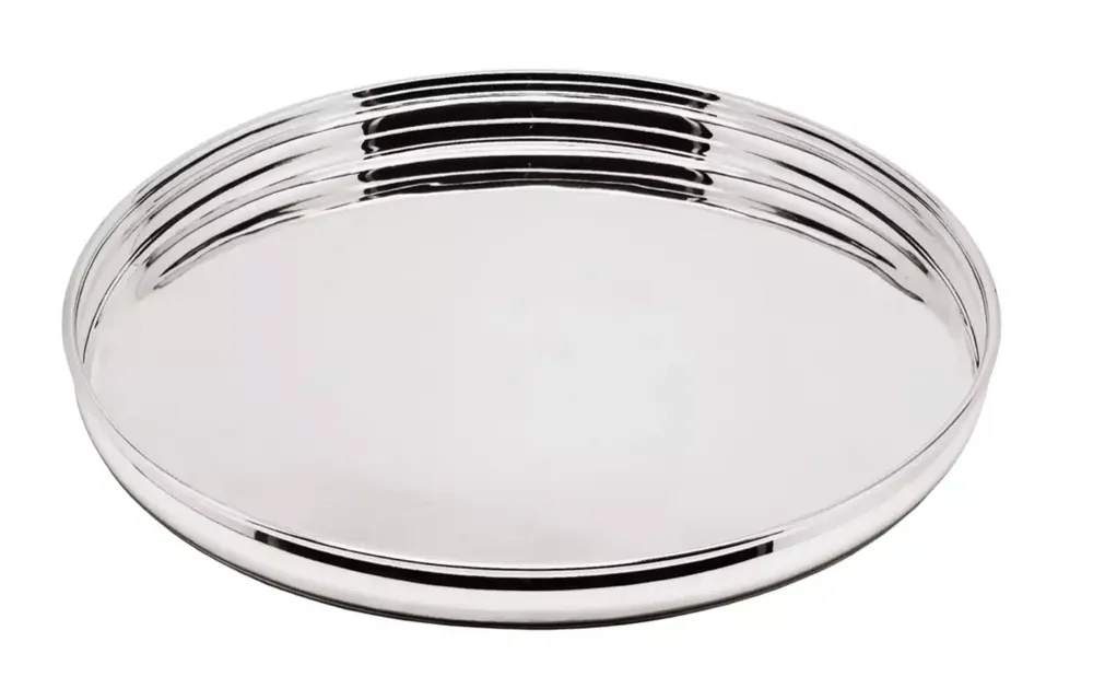Beliebt Edzard Tablett Segovia (Höhe 3,5 cm, Ø 36 cm), rund, schwerversilbert