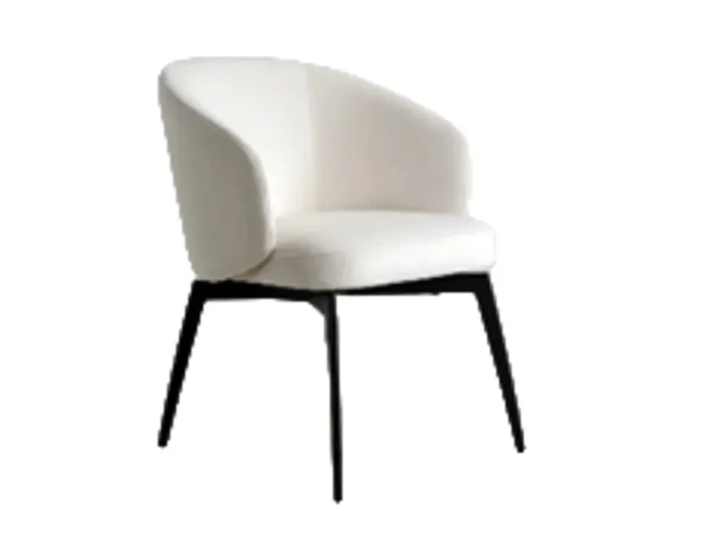 Richmond Interiors Stuhl Amphara white chenille Bestpreis
