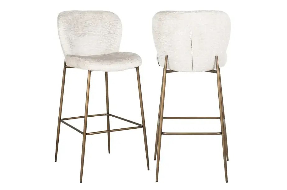 Richmond Interiors Barstuhl Darby cream fusion Geprüft