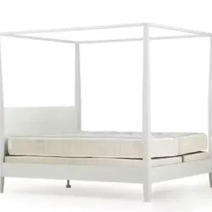 Rabatt Flamant Himmelbett CAPE COD, weiss, 180 cm