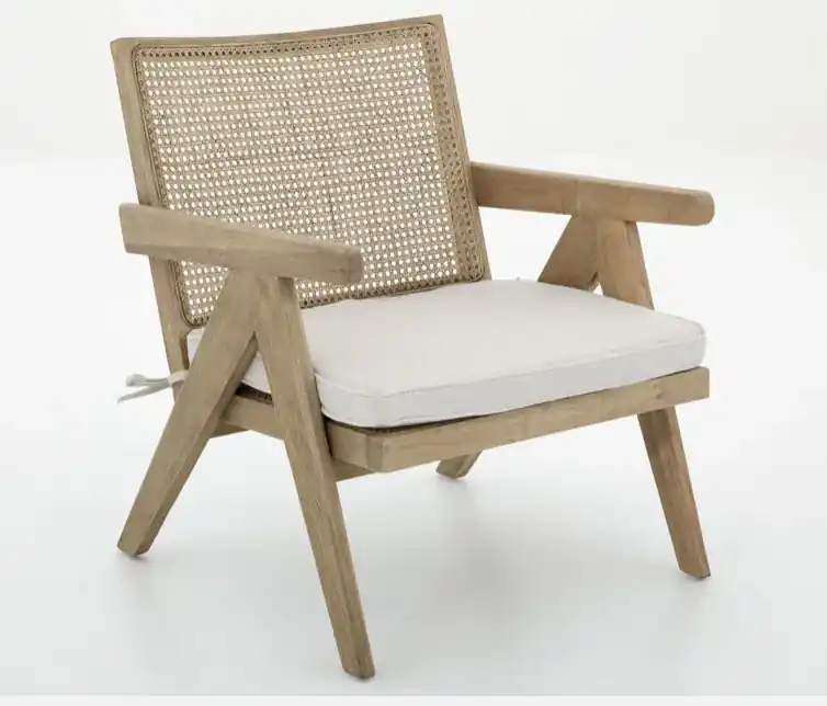 Flamant Sessel BRUNO, Eiche, Schilf, mit Kissen Top-Seller