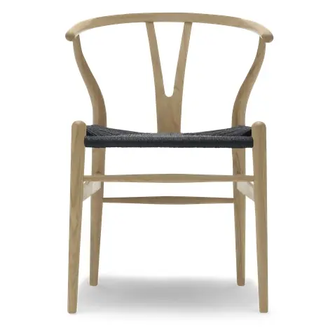 CH24 Wishbone Chair (schwarz) von Carl Hansen Neue Ware