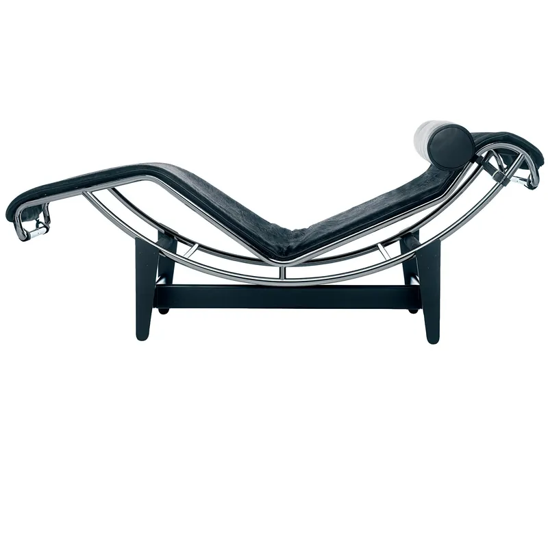 4 Chaise Longue à Reglage Continu (Fell schwarz) von Cassina Bestpreis
